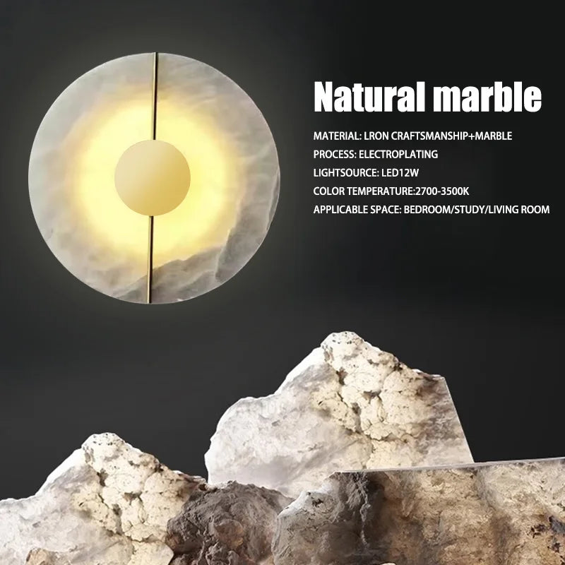 Marble Stone Modern Wall Lamp