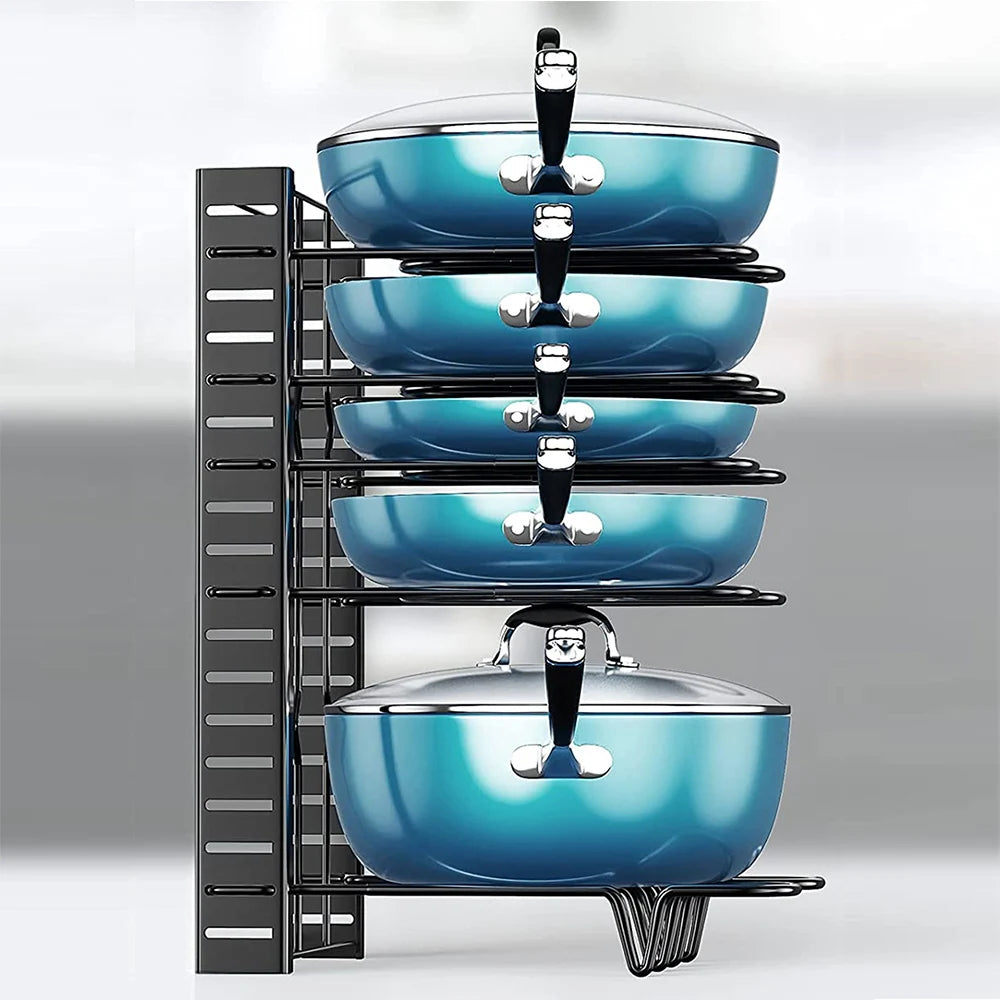 8 Tiers Adjustable Pan/ Pot Organiser