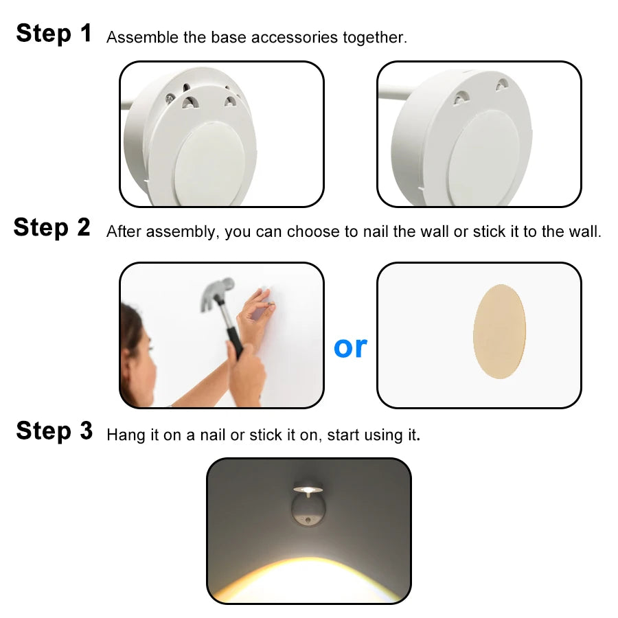 LED Motion Sensor Light Night