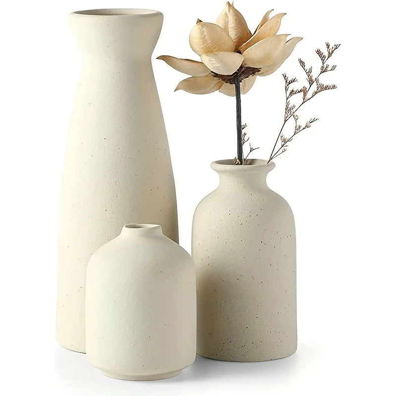 3PCS Stylish Ceramic Vase