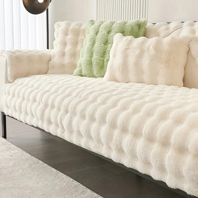 Plush Sofa Slipcover