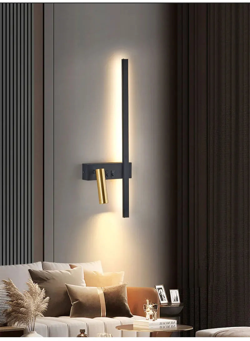 Nordic minimalist modern wall light