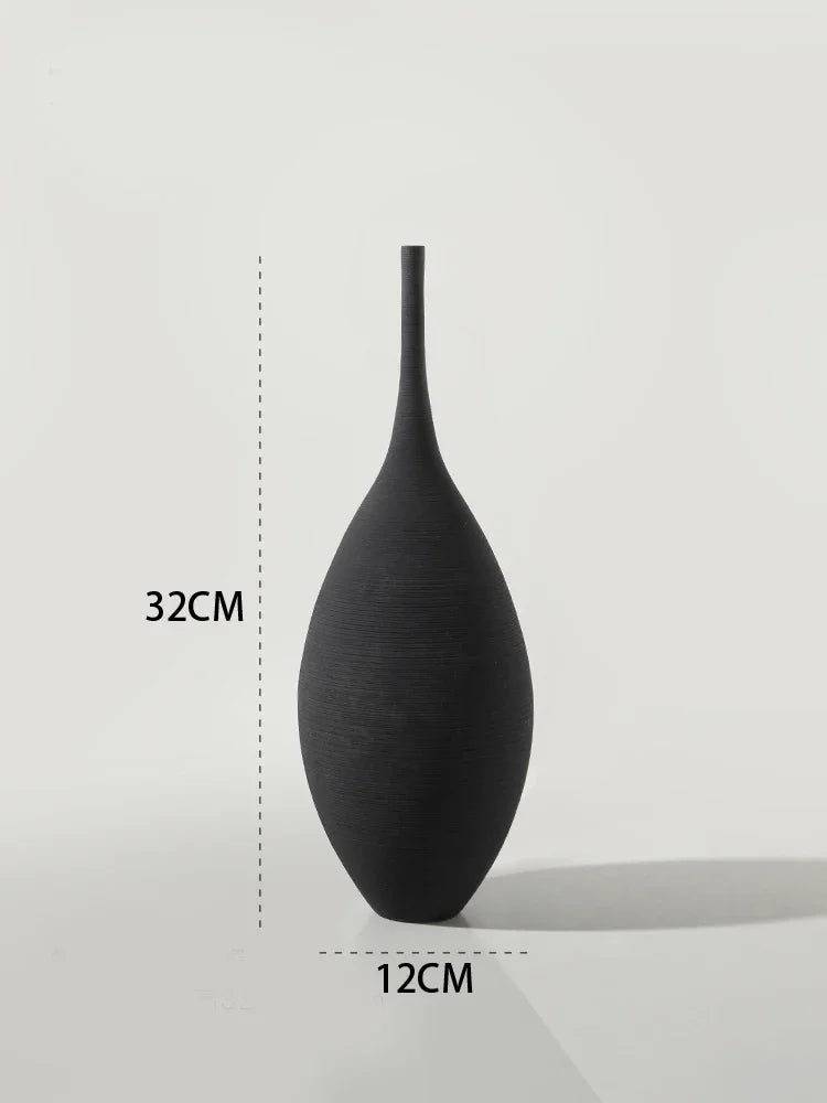 Minimalist Handmade Ceramic Art Zen Vase