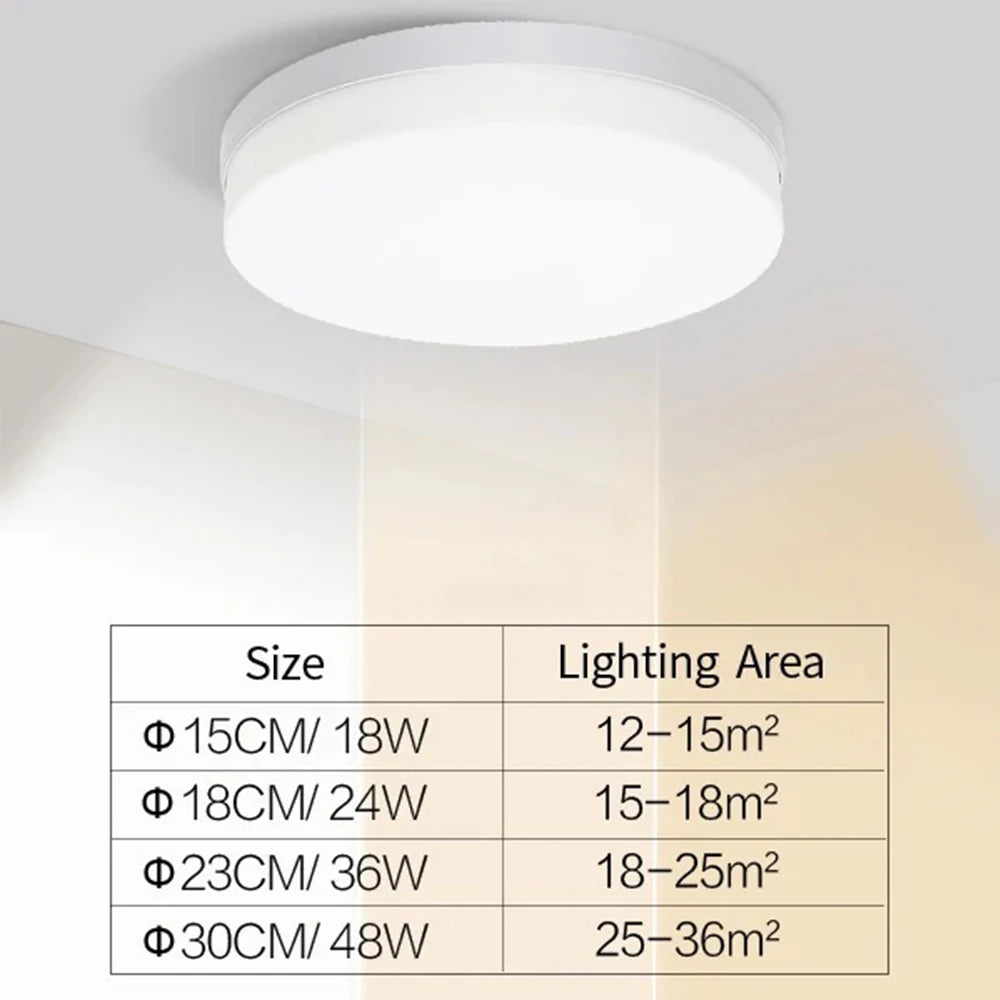 Smart Ultra-Thin Round LED Ceiling Light