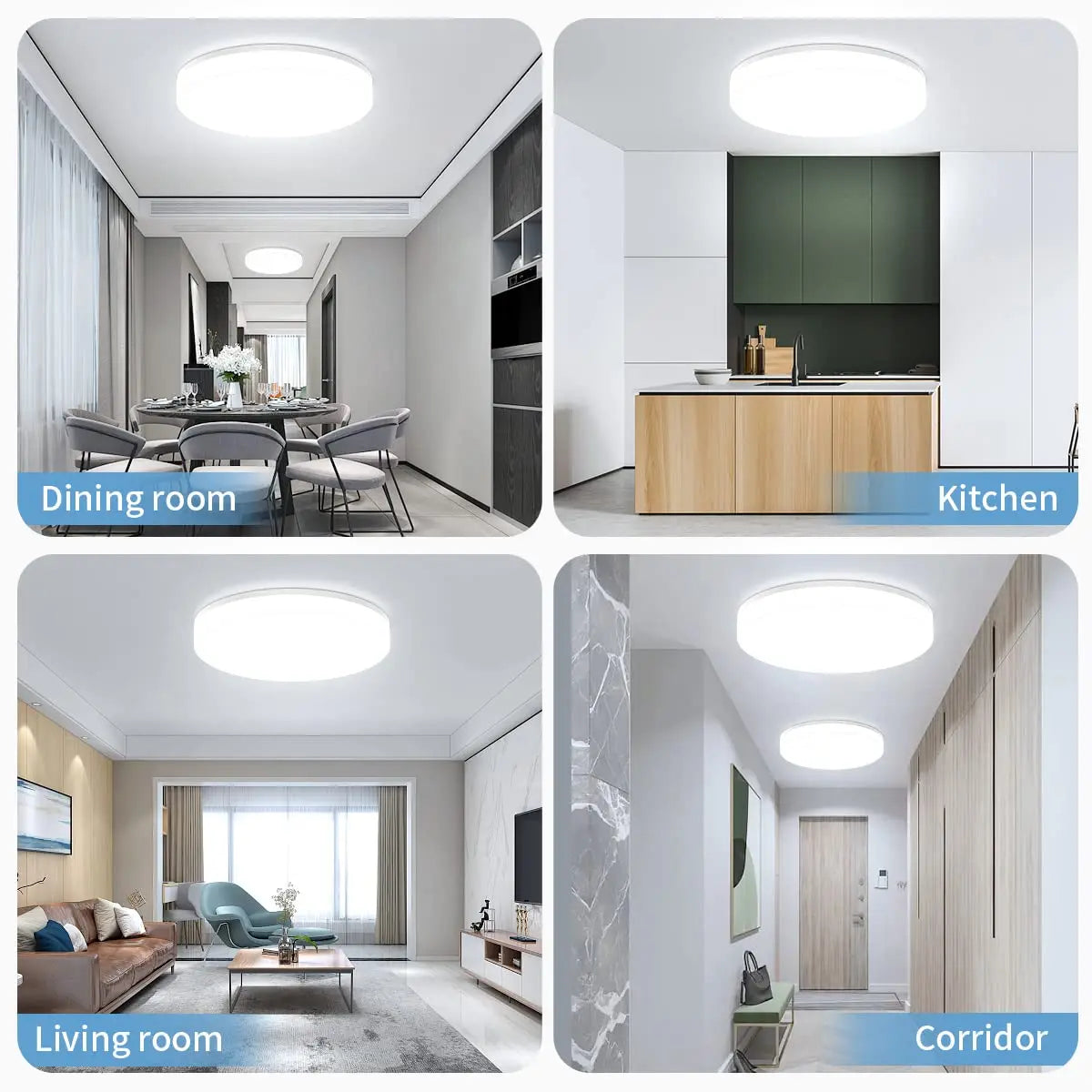 Smart Ultra-Thin Round LED Ceiling Light