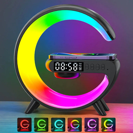 LED Smart Wake Up Light RGB Night Light with Wireless Speaker