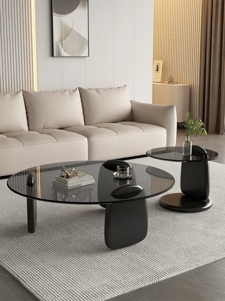 Aesthetic Glass Round Table