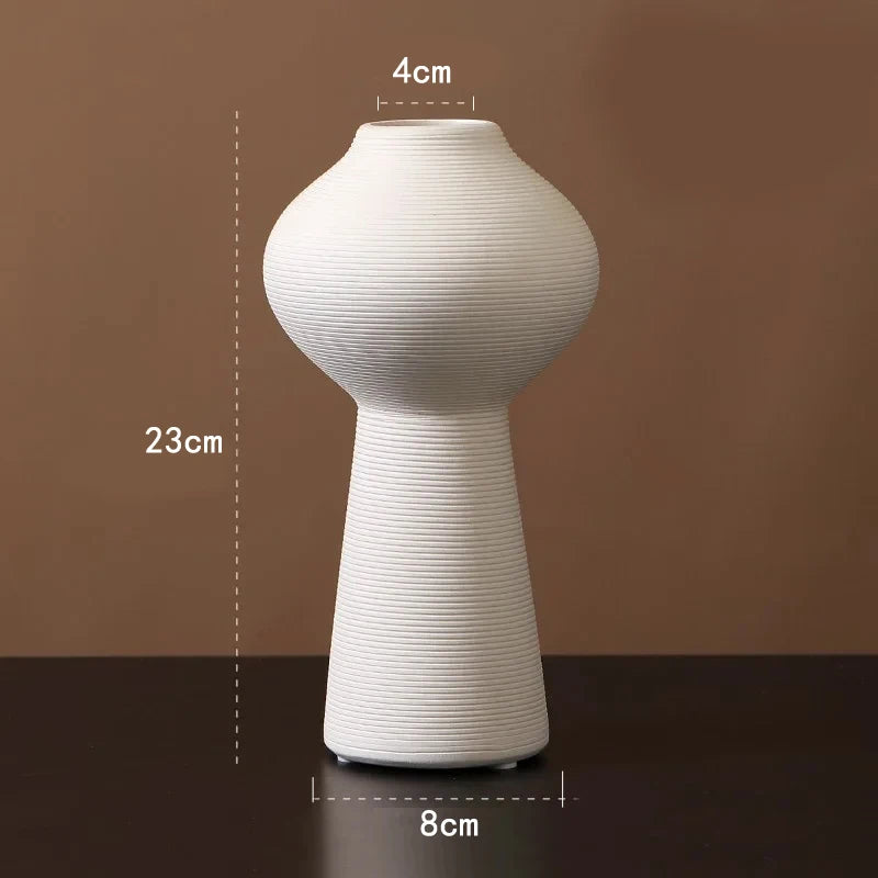 Minimalist Handmade Ceramic Art Zen Vase