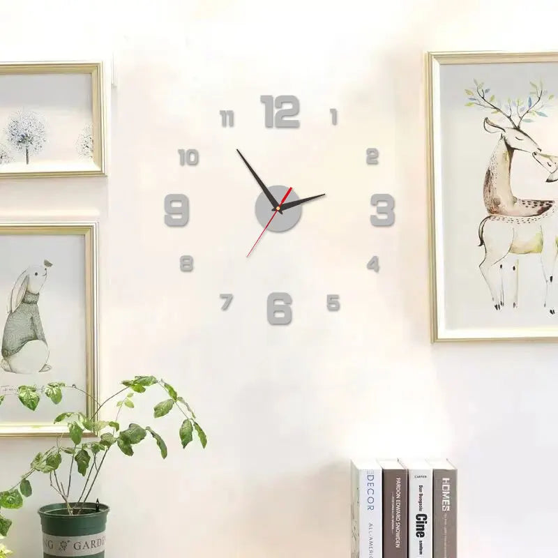 3D Frameless DIY Clock