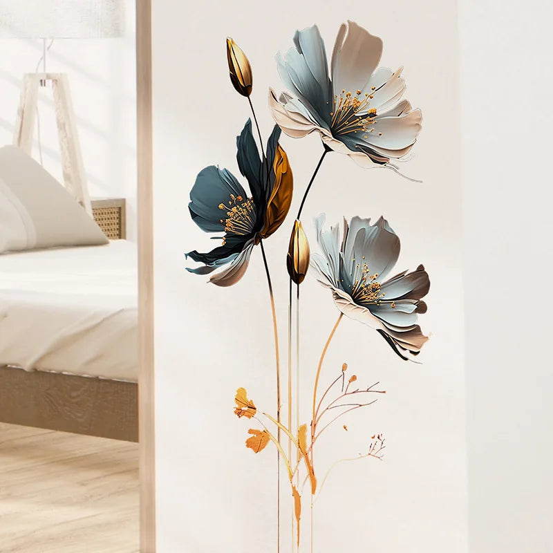 3D Flowers Wall Sticker