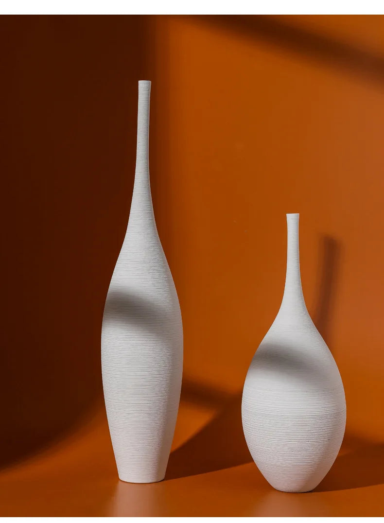 Minimalist Handmade Ceramic Art Zen Vase