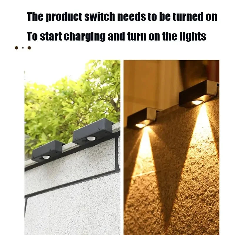 Solar Outdoor Wireless Wall Lights