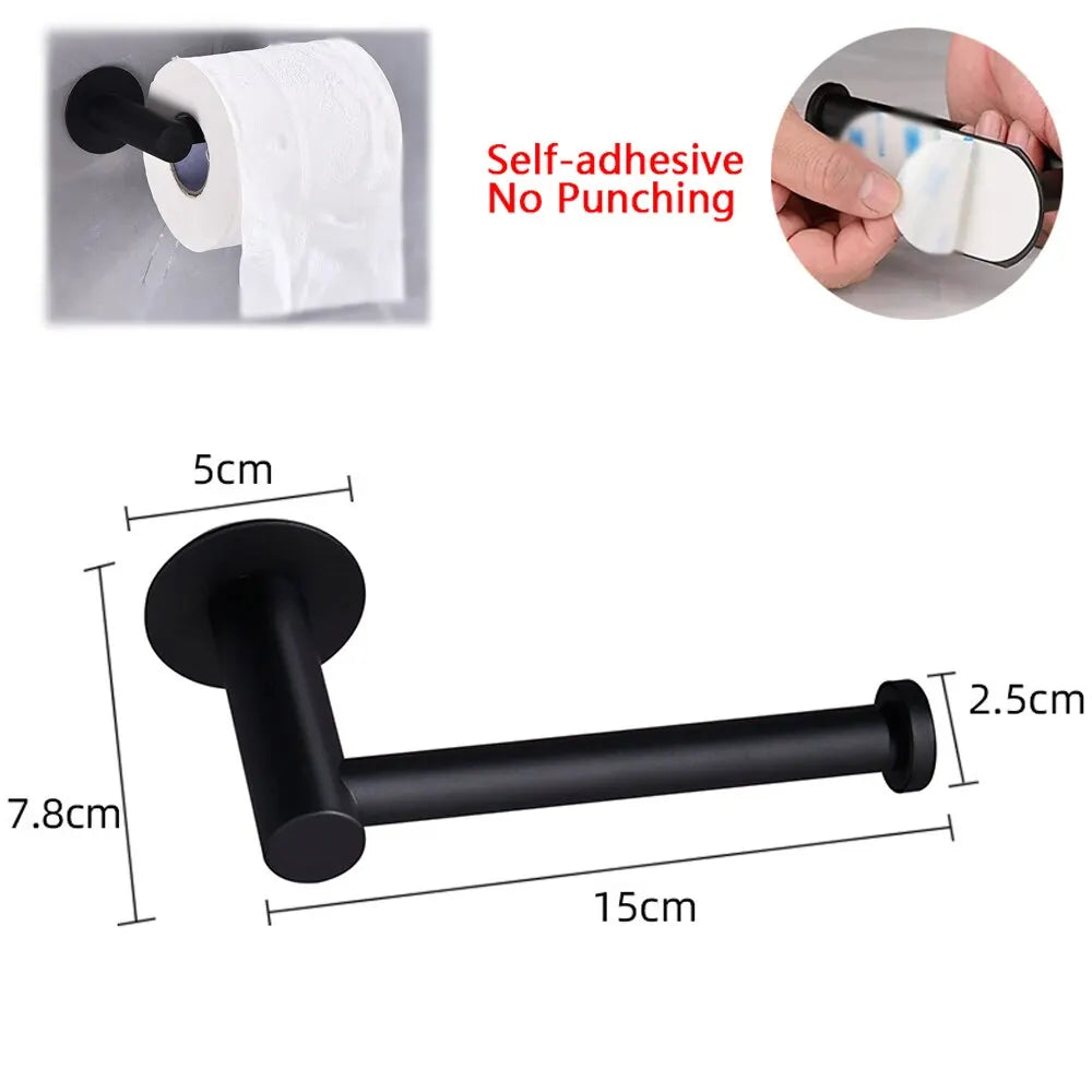 No Drill Toilet Paper Holder