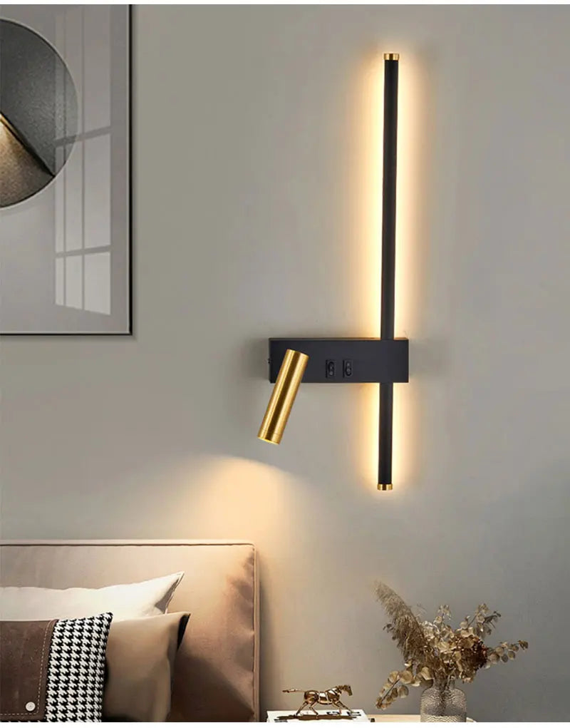 Nordic minimalist modern wall light